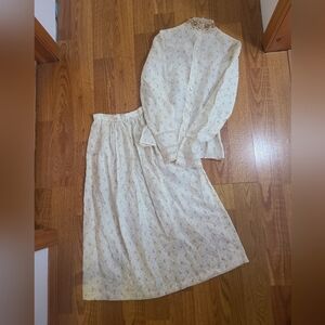 Vintage Ralph Lauren 2 piece Skirt Set Size 6